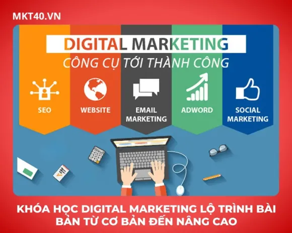 Khóa học Digital Marketing lộ trình bài bản từ cơ bản đến nâng cao