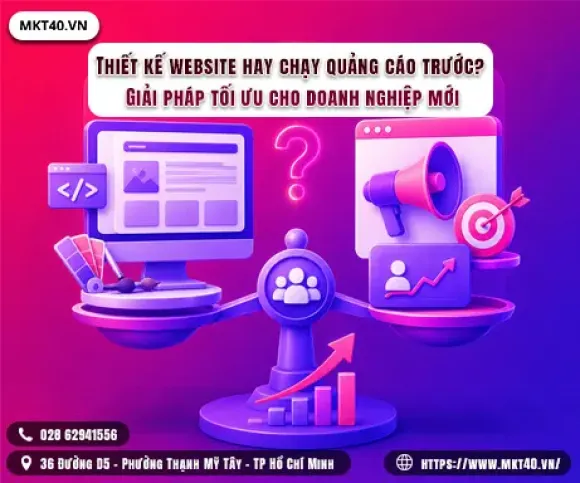 Thiết kế website hay chạy quảng cáo trước? Giải pháp tối ưu cho doanh nghiệp mới