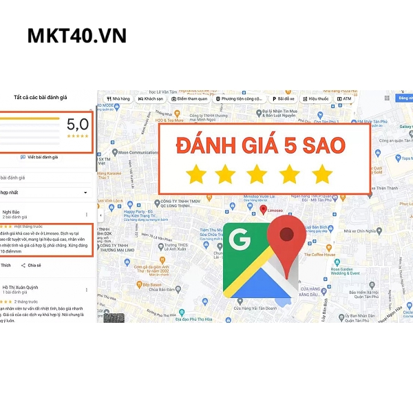 Cách Tăng Lượng Đánh Giá 5 Sao Trên Google Map Để Tạo Uy Tín Doanh Nghiệp