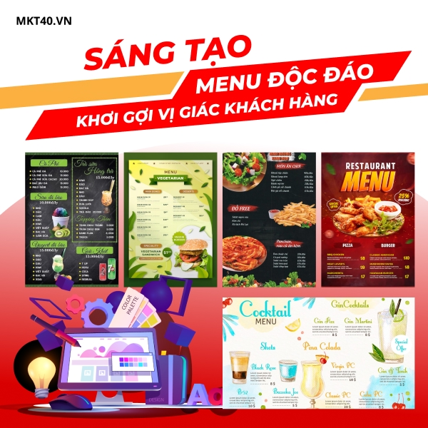 Đưa Thương Hiệu Tỏa Sáng Cùng Dịch Vụ Thiết Kế Menu