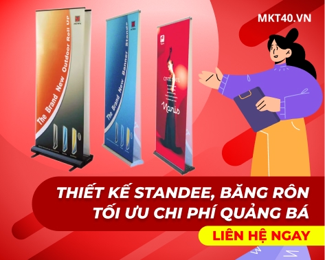 Giải Pháp Thiết Kế Standee, Băng Rôn Tối Ưu Chi Phí Quảng Bá