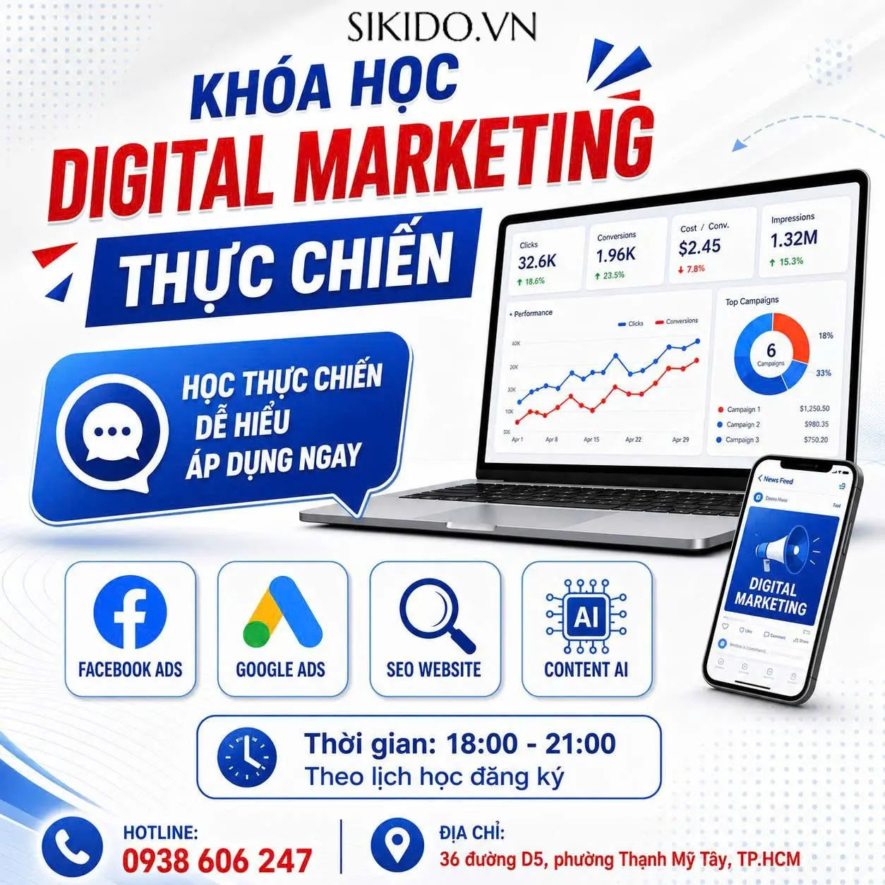 kho&aacute; học digital marketing 