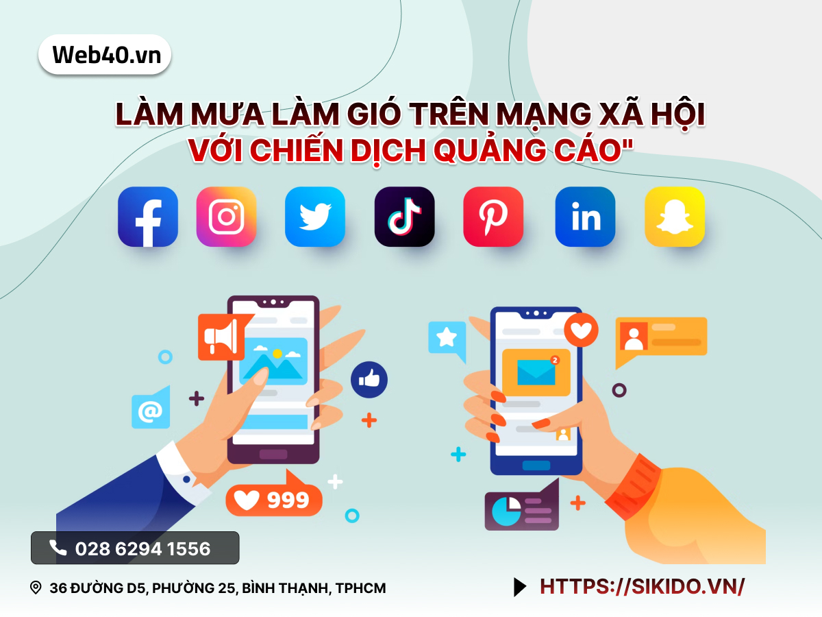 LÀM MƯA LÀM GIÓ TRÊN MẠNG XÃ HỘI VỚI CHIẾN DỊCH QUẢNG CÁO